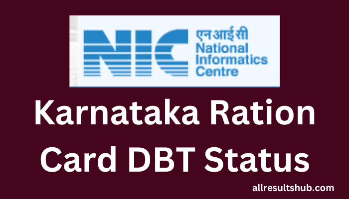 Karnataka Ration Card DBT Status