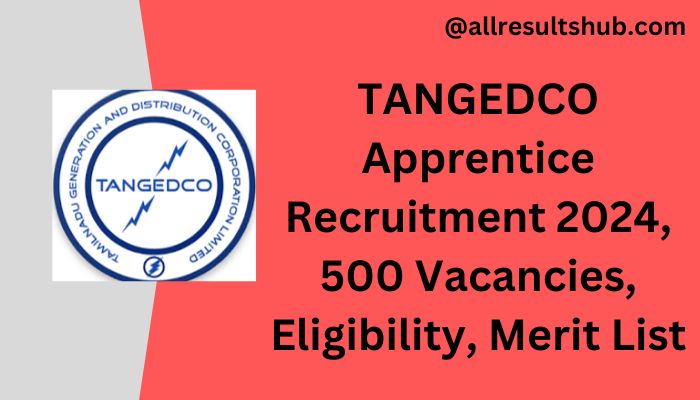 TANGEDCO Apprentice Recruitment 2024